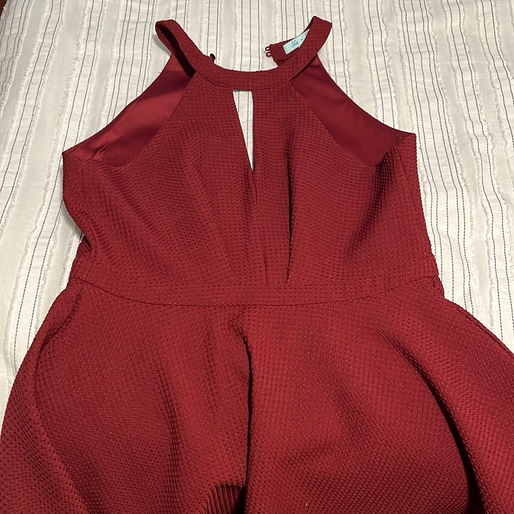 Red dress